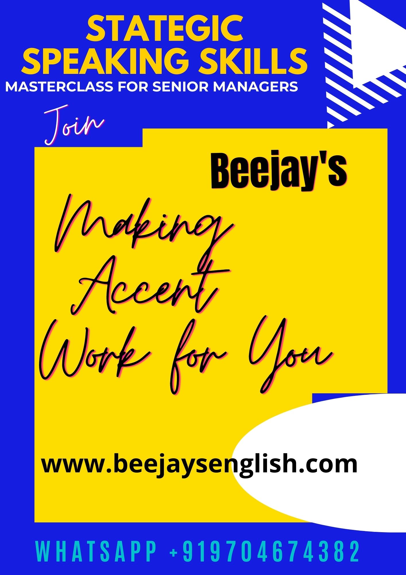 MBeejays American Accent Online MasterClass for Indian Managers